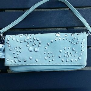 Arden B Studded Clutch, NWT